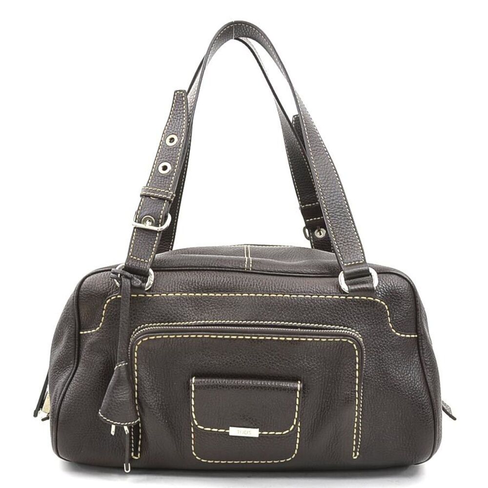 Tod's handbag, leather, brown, women's, 56818k